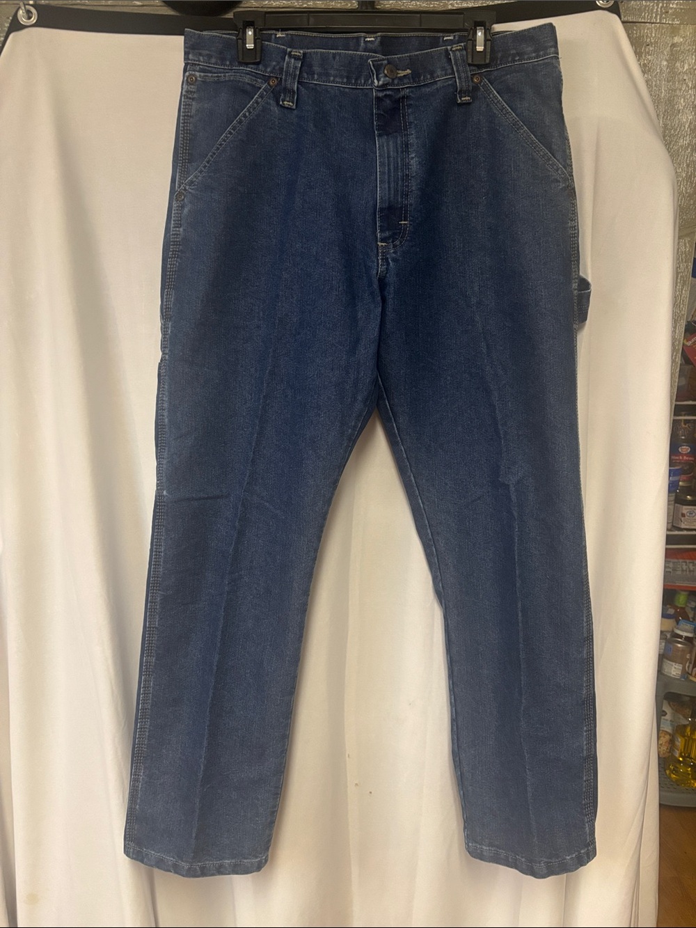 Wrangler Men's Indigo Carpenter Jeans